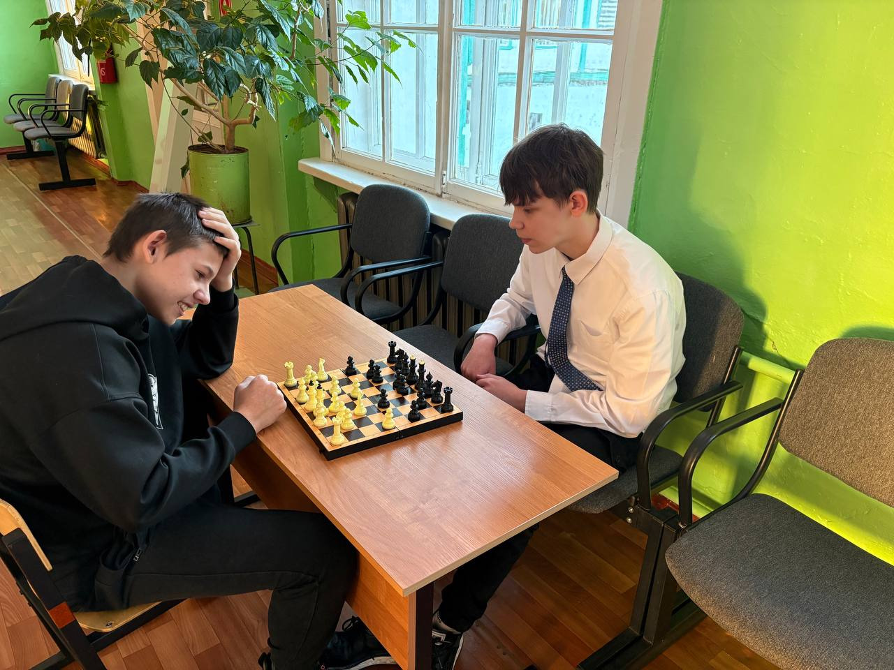 Новогодние турниры по шашкам и шахматам