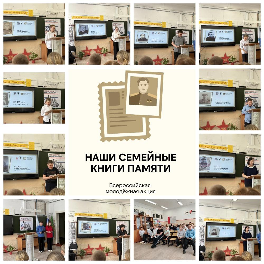 Всероссийская молодежная акция «Наши семейные книги памяти».
